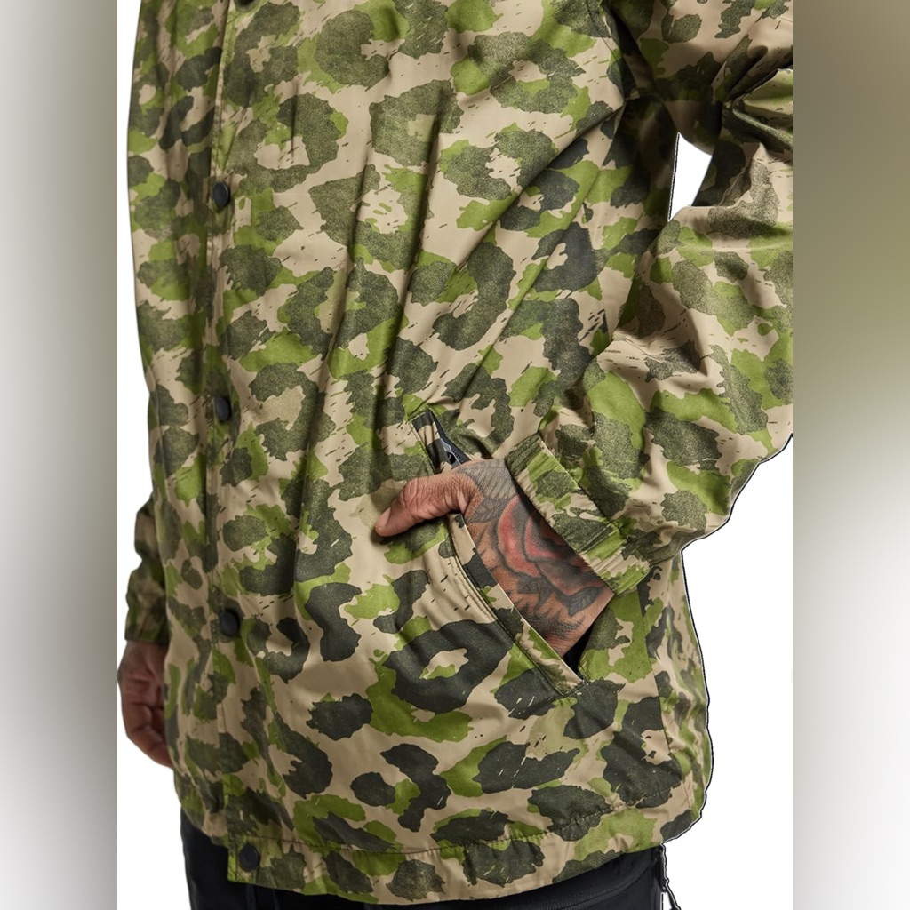 Burton Coaches Men’s Camouflage Boarding Ski Adventure Jacket Size S Nwt — image 4 of 8